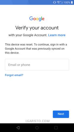 how to bypass google lock on lg rebel 4